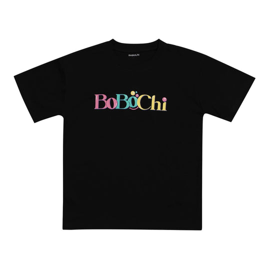 Bobochi Black Signature Logo T-Shirt