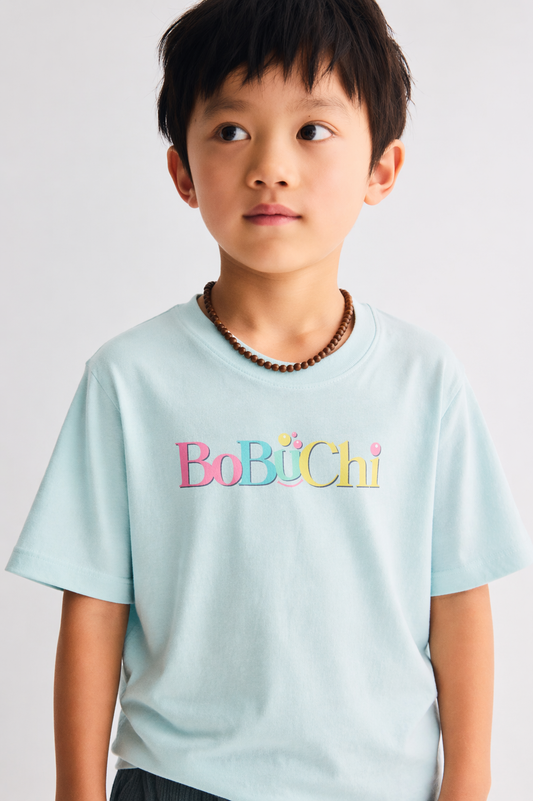 Ultra-Soft Premium Kids T-Shirt – Breathable Lyocell Blend - Aqua Breeze