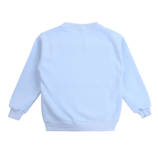Bobochi Pastel Blue Signature Logo SweatShirt