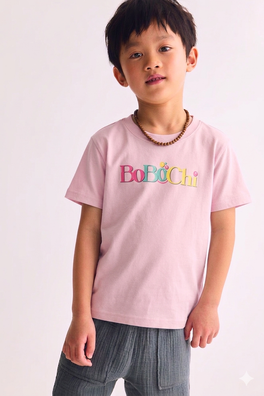 Ultra-Soft Premium Kids T-Shirt – Breathable Lyocell Blend - Dusty Pink