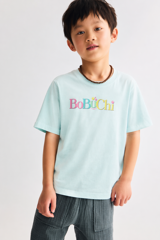 Ultra-Soft Premium Kids T-Shirt – Breathable Lyocell Blend - Aqua Breeze