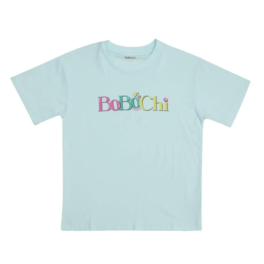 Bobochi Aqua Breeze Signature Logo T-Shirt