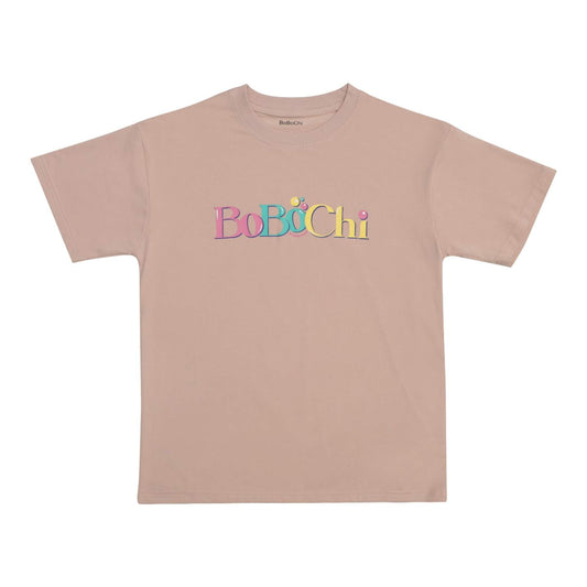 Bobochi Dusty Pink Signature Logo T-Shirt