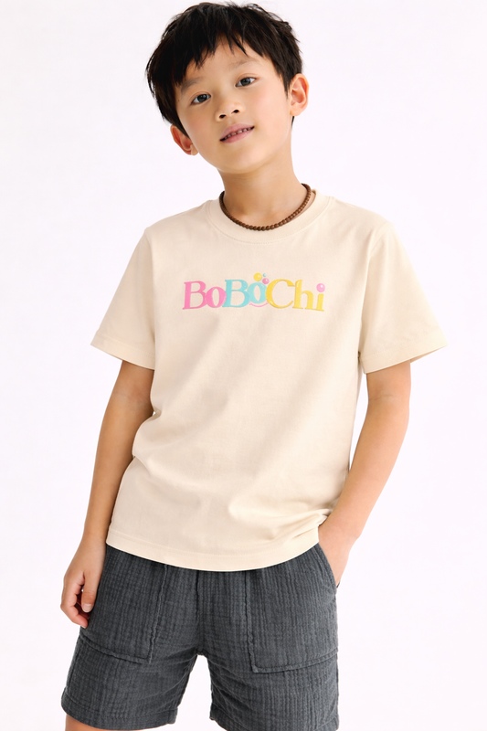 Ultra-Soft Premium Kids T-Shirt – Breathable Lyocell Blend - Buttercream Bliss